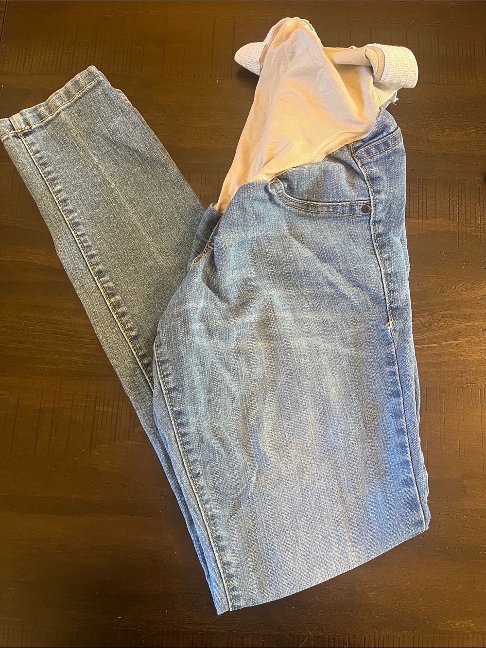 Maternity Old Navy Light Blue Women's Skinny Jeans
